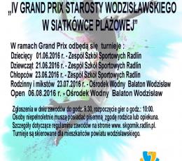 IV Grand Prix Starosty Wodzisławskiego